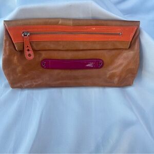 Kate‎ Landry | Retro Leather Clutch